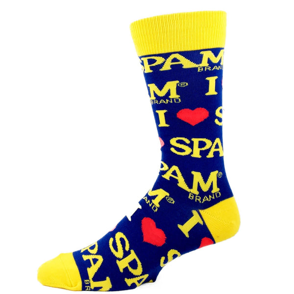 I Heart SPAM Food Socks By SockSmith