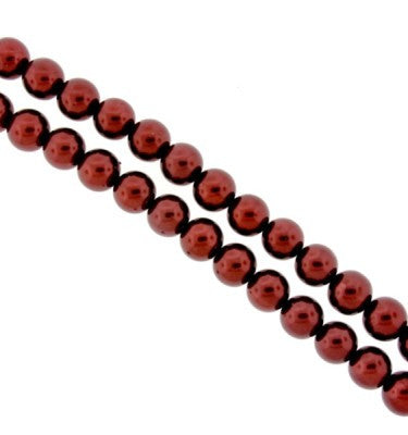 Glass Pearls - Brown - 4mm, 6mm, 8mm