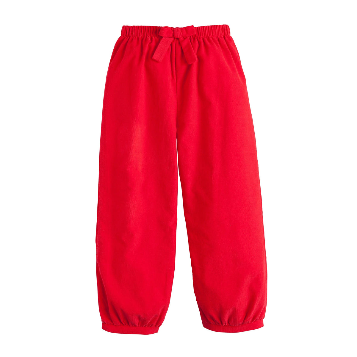 seguridadindustrialcr classic childrens clothing girls red corduroy pull on pant with bow