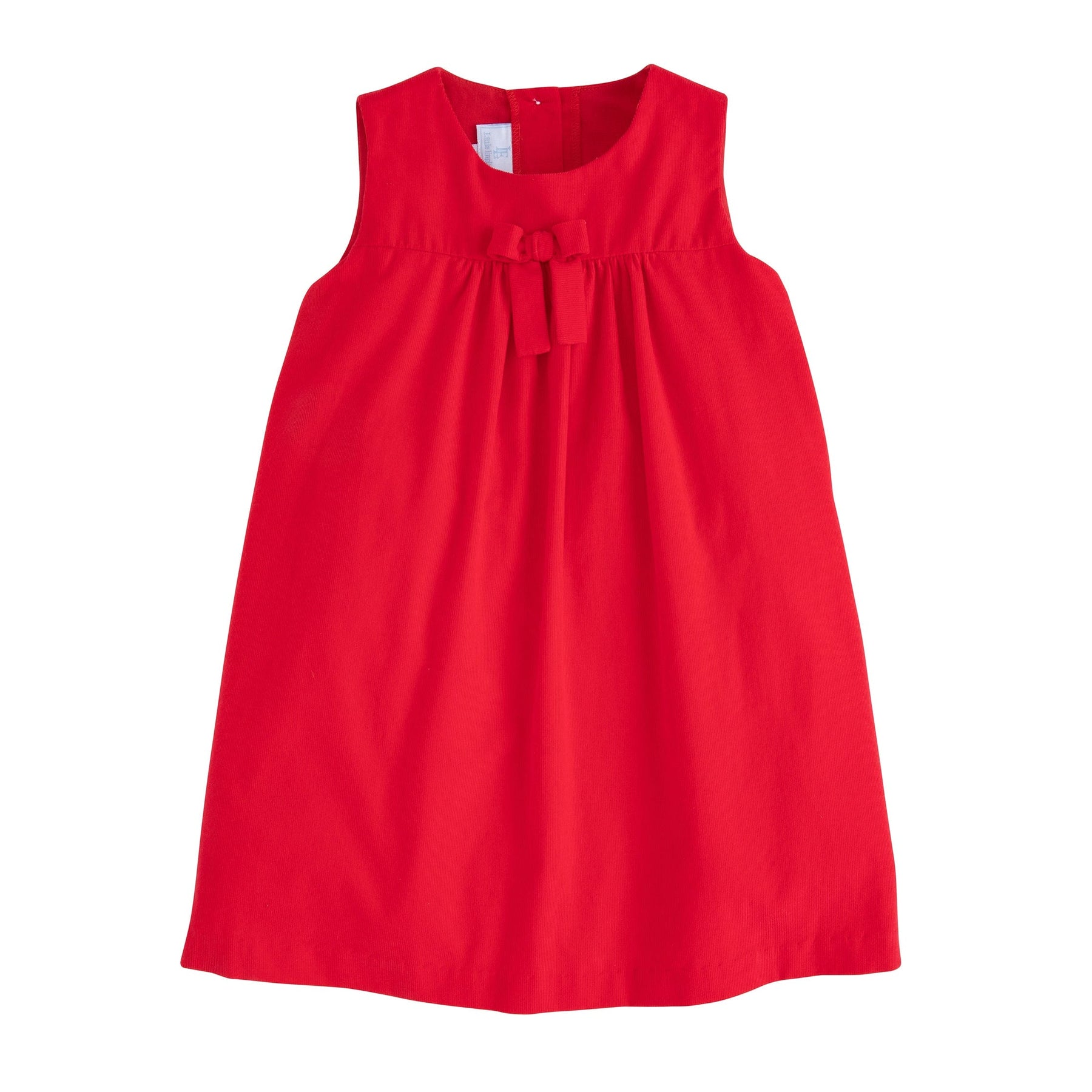 seguridadindustrialcr classic childrens clothing girls sleeveless red pleated jumper with a red bow on chest