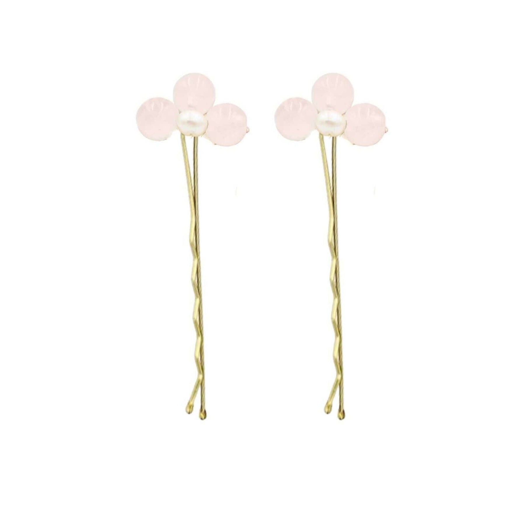 children's rose quartz bobby pin set, seguridadindustrialcr and Hazen and Co jewelry