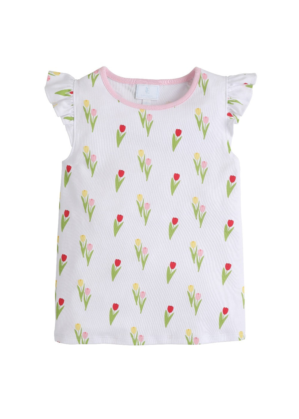 Little Girl's Ruffle Sleeve Tank Top