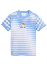 seguridadindustrialcr boy's light blue and white striped wheel barrow applique t-shirt