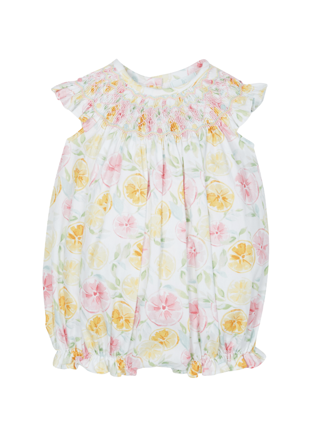 seguridadindustrialcr smocked bishop bubble on citrus floral