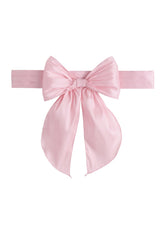 Classic seguridadindustrialcr Girl's Bow Sash in Light Pink