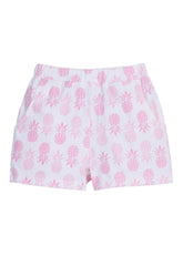 seguridadindustrialcr girl's knit short with pineapple print