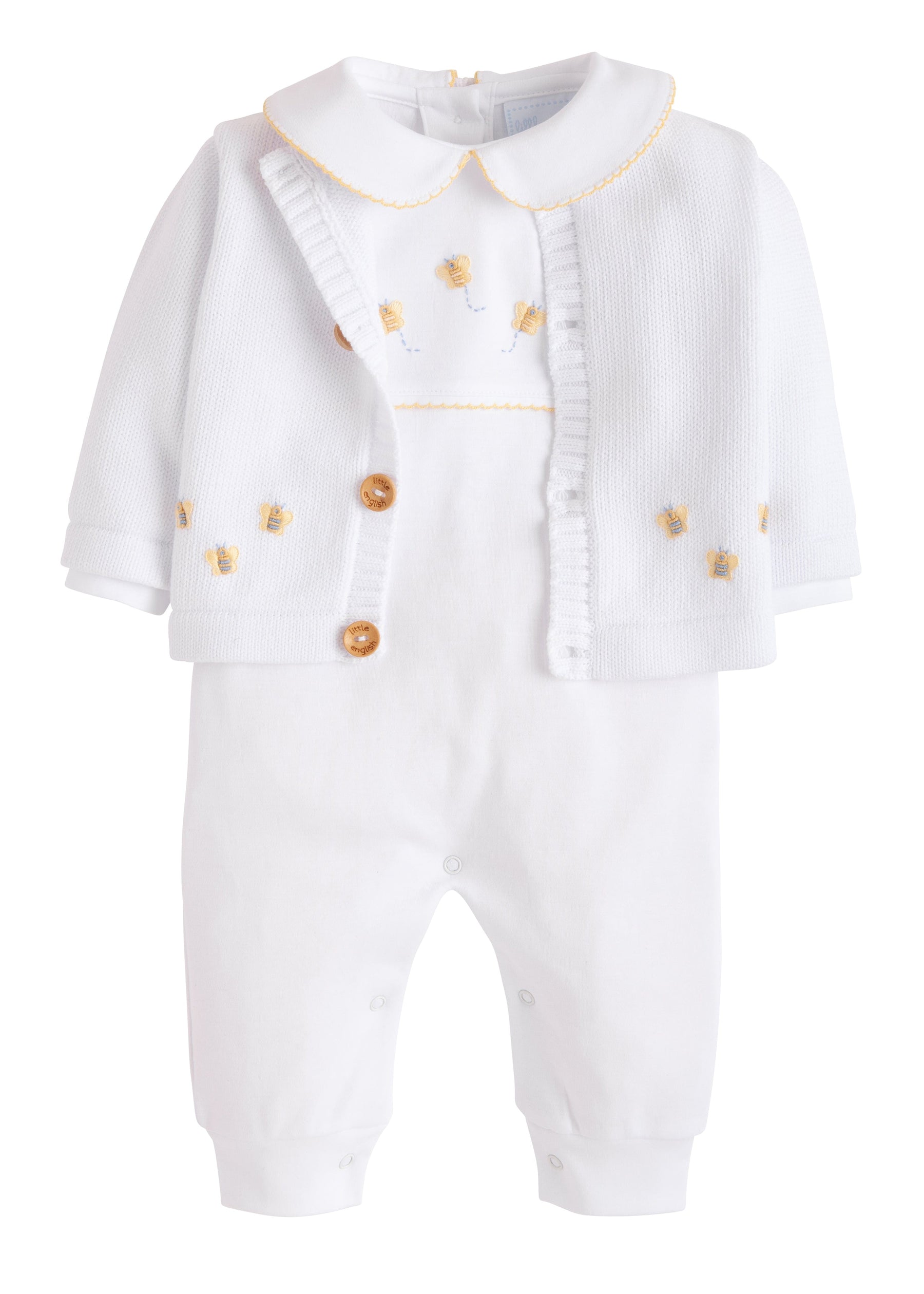 seguridadindustrialcr baby crochet sweater with bee, unisex baby cardigan