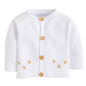 seguridadindustrialcr baby crochet sweater with bee, unisex baby cardigan