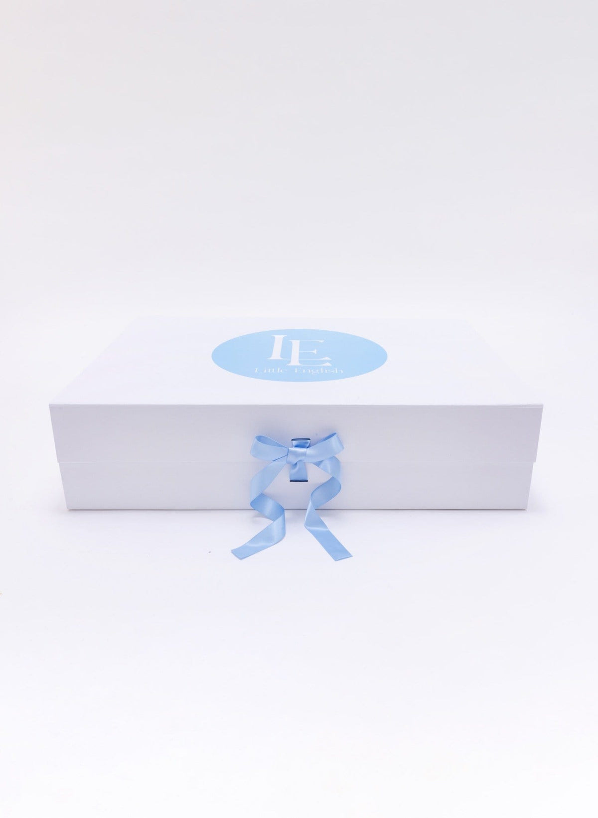 seguridadindustrialcr large gift box with blue ribbon and logo