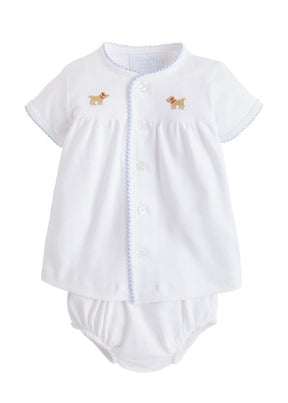 Pinpoint Layette Knit Set-Lab, seguridadindustrialcr, classic children's clothing, preppy children's clothing, traditional children's clothing, classic baby clothing, traditional baby clothing