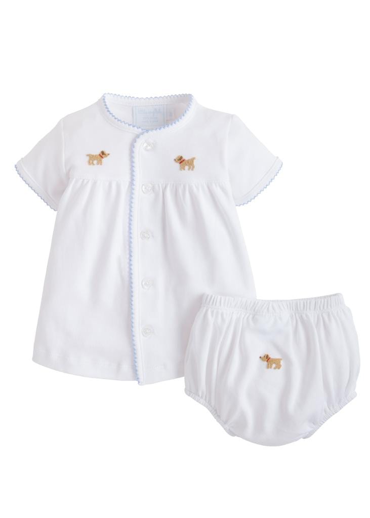 Pinpoint Layette Knit Set-Lab, seguridadindustrialcr, classic children's clothing, preppy children's clothing, traditional children's clothing, classic baby clothing, traditional baby clothing