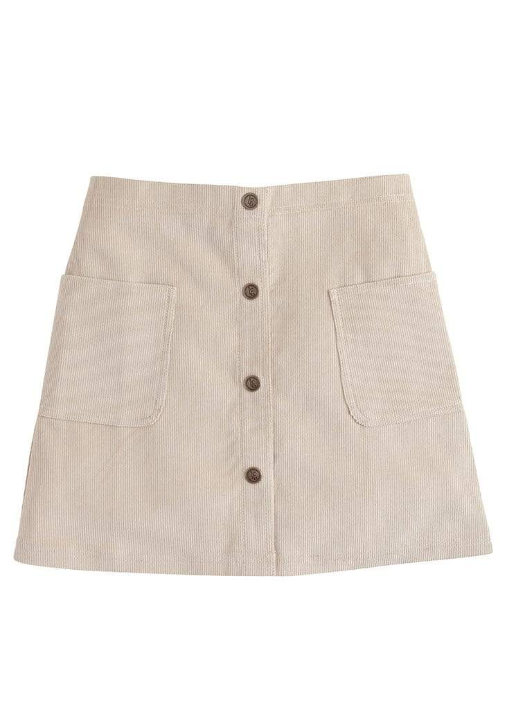 seguridadindustrialcr classic children's clothing, girl's tween khaki skirt for school