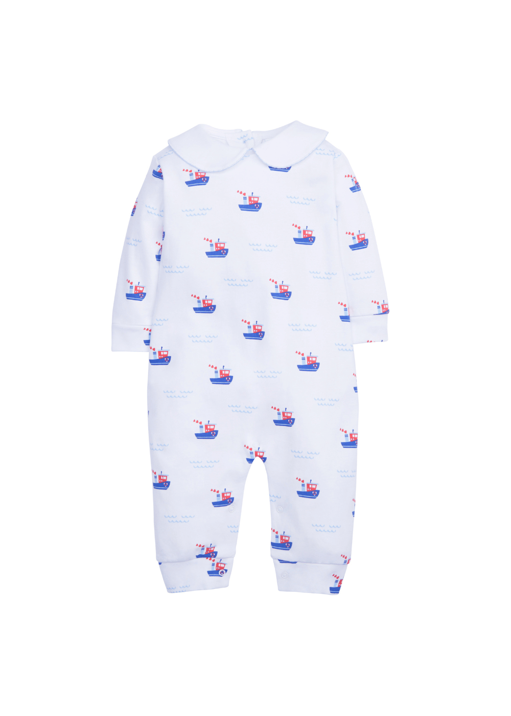 seguridadindustrialcr pima cotton playsuit for baby boys with tugboat hearts design