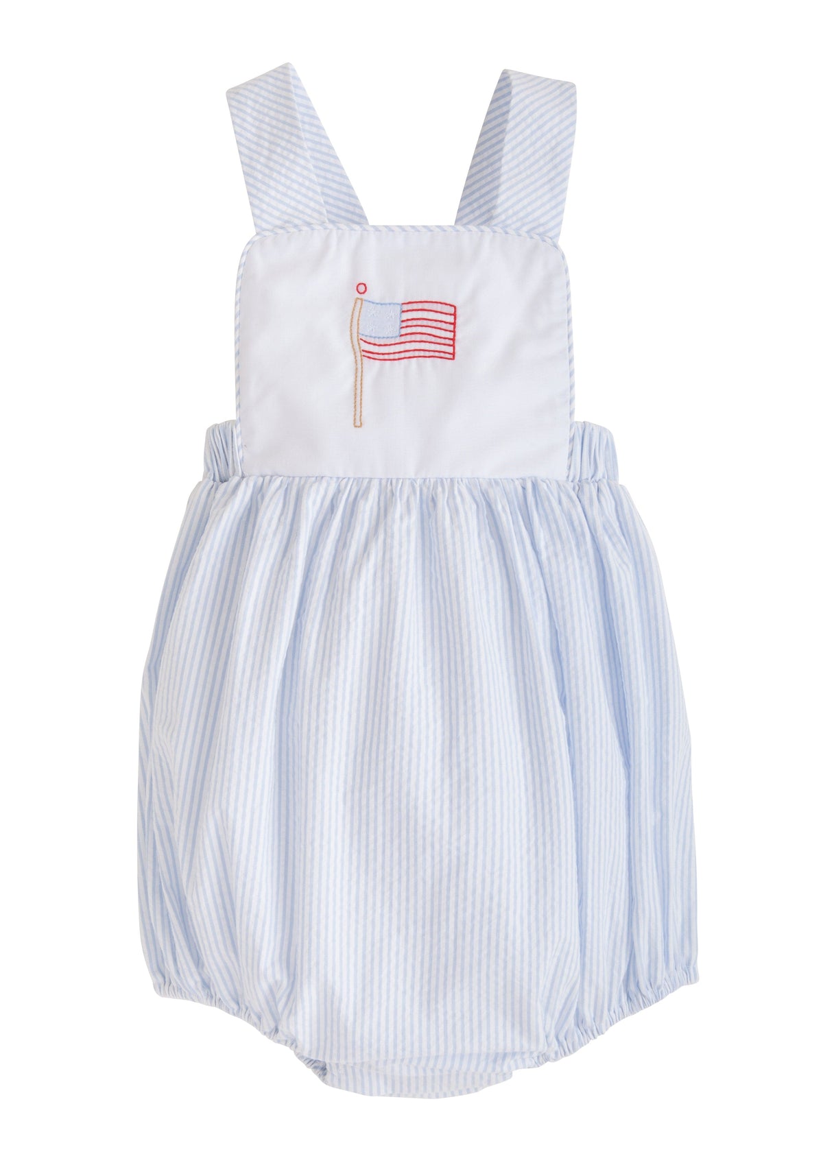 seguridadindustrialcr boy's seersucker stripe flag bubble