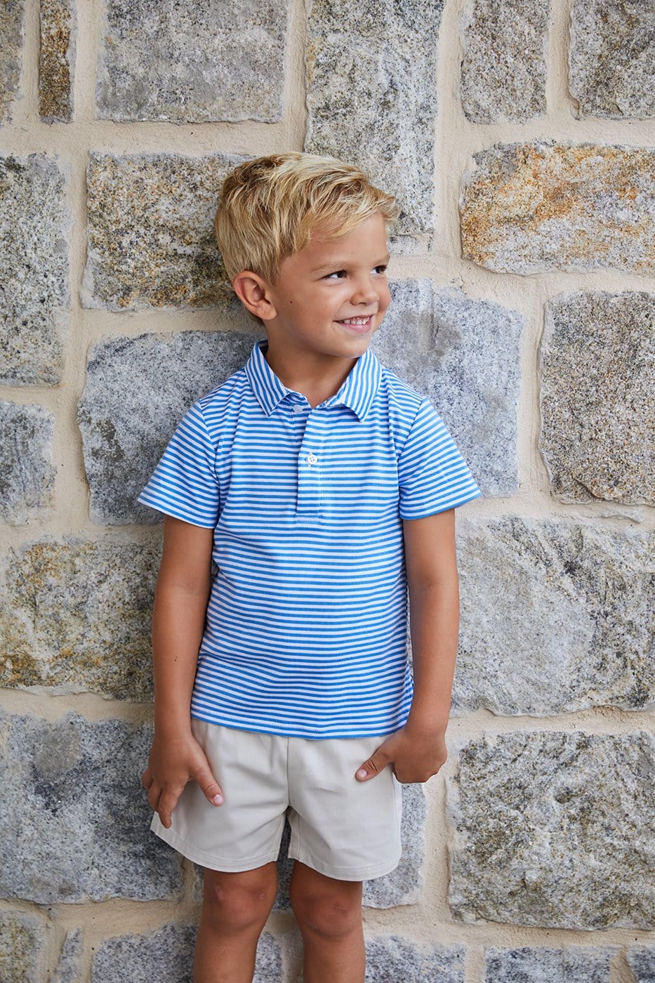 seguridadindustrialcr Classic Short Sleeve Striped Polo In Regatta