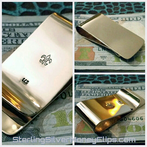 14 karat Sleek Yellow Gold money clip