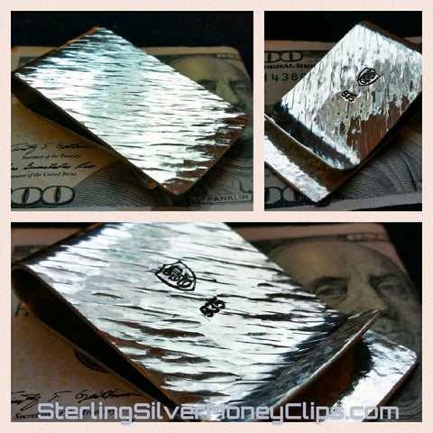 Phantom Ridge Special big 925 935 Argentium Sterling Silver money clip