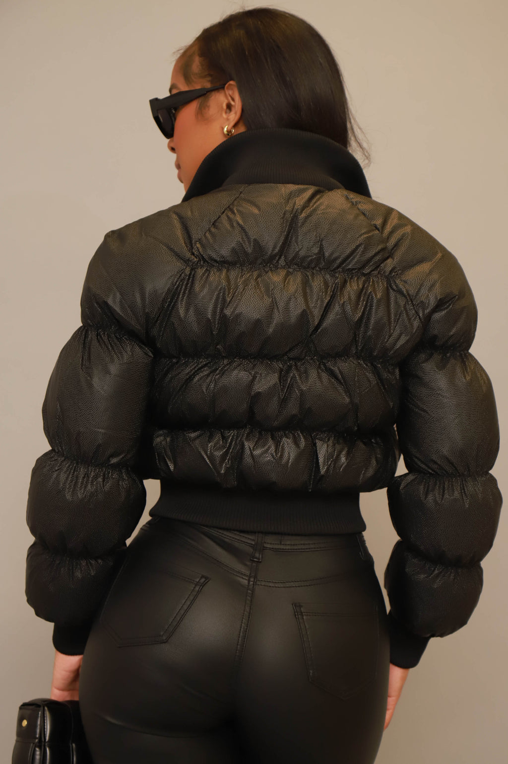 Pack Light Puffer Jacket - Black - grundigemergencyradio