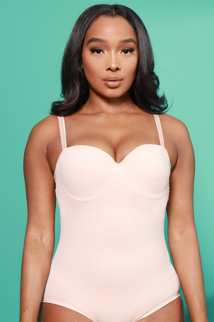 Doctored Form Shape Wear Bodysuit - Nude - grundigemergencyradio