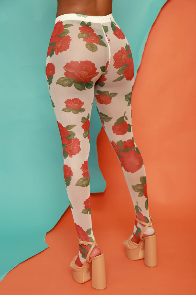 Rosey Cheeks Printed Stockings - grundigemergencyradio