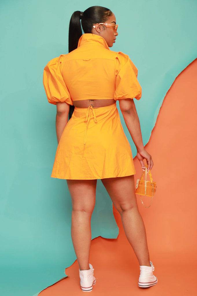 Summer Breeze Balloon Sleeve Dress - grundigemergencyradio