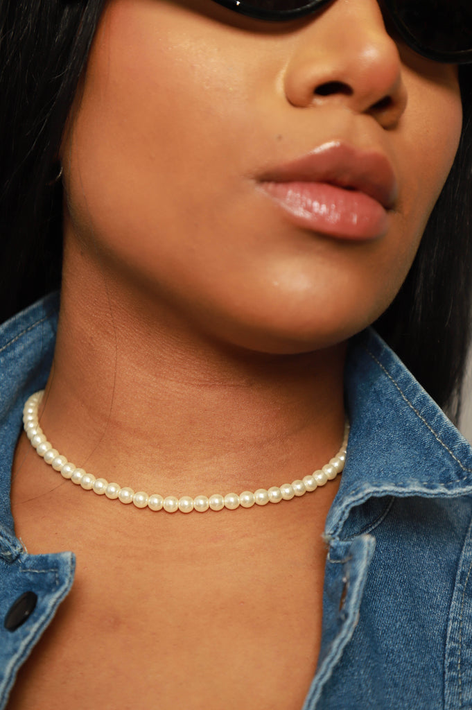 Park Avenue Pearl Necklace - Cream - grundigemergencyradio