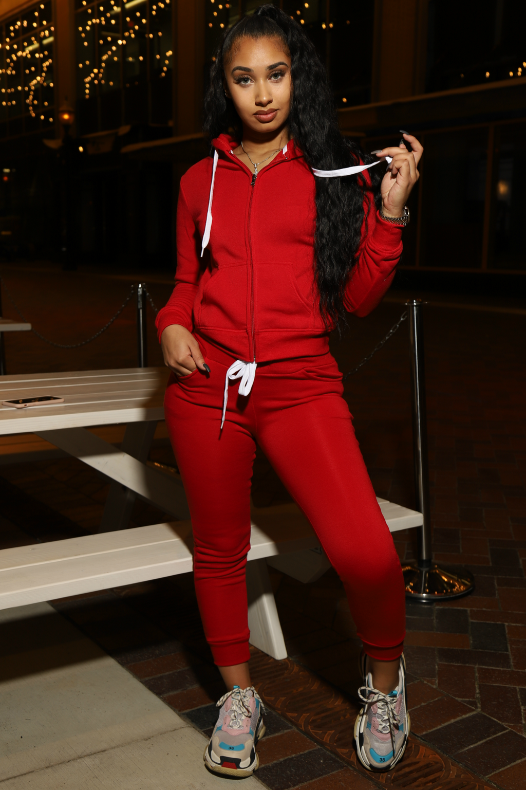 Like That Jogger Set - Red - grundigemergencyradio