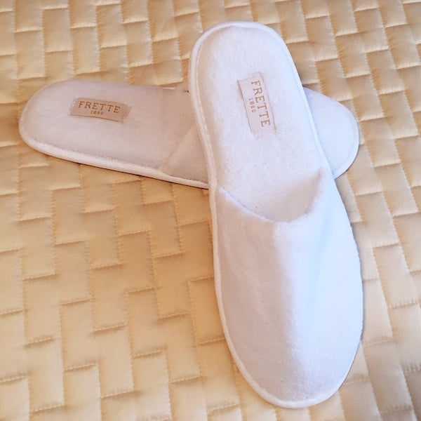 Luxurious Disposable Hotel Guest Slippers by Frette 1860