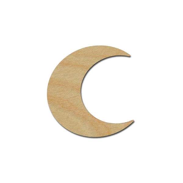2-Pack 4-in Wooden Shape 1/8 Thick Shape Unfinished Plywood Shape Moon and Star 