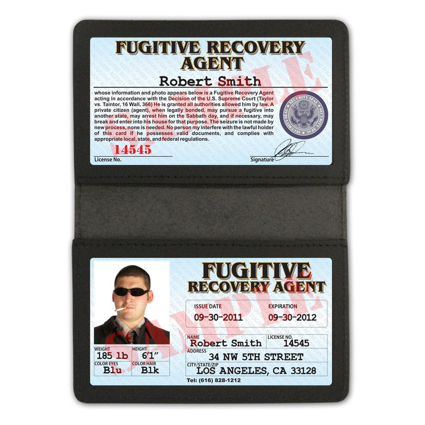 fugitive recovery id card