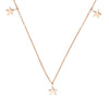 By Charlotte Rose Gold Star Bright Necklace