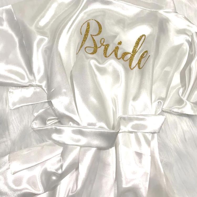 personalised bridal dressing gowns