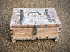 An original, very old, small Merchant's Chest from India. - Eclectic Bohemian
