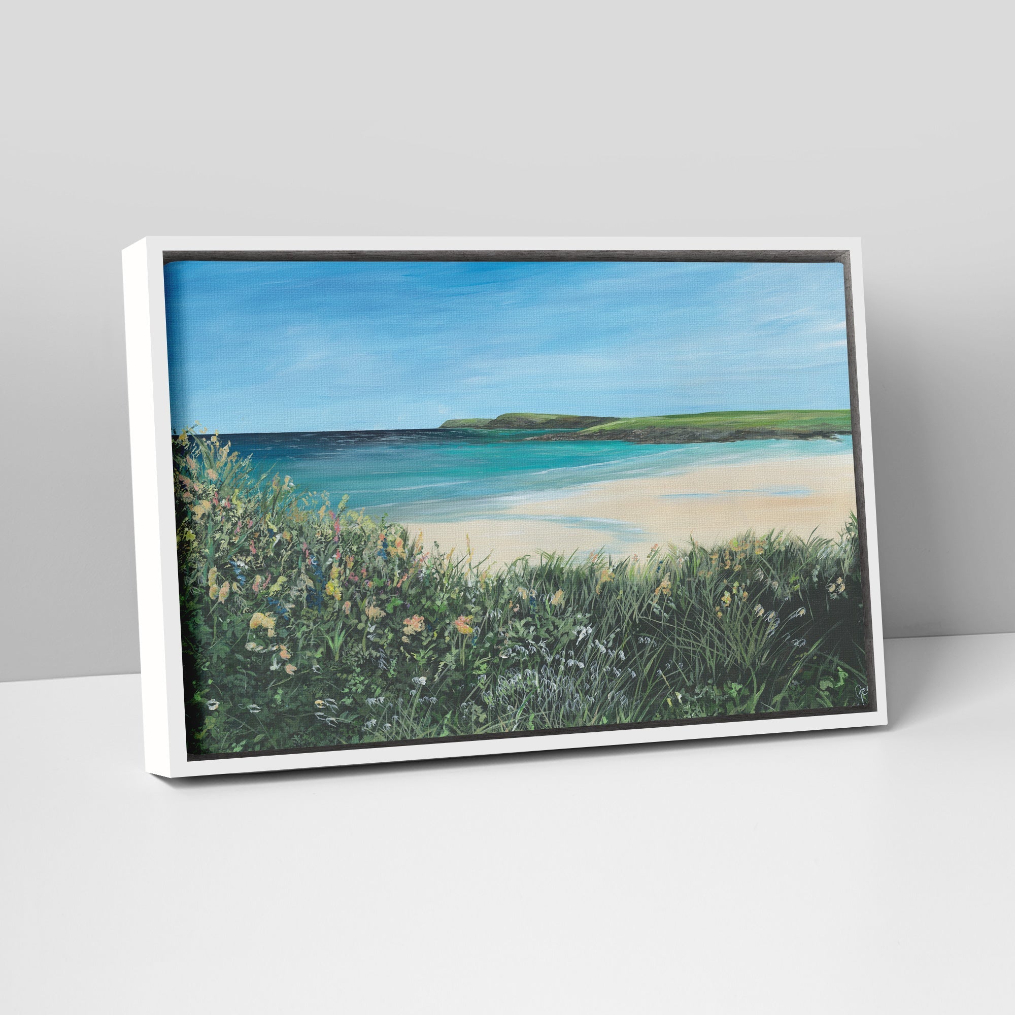 The Bay Large Framed Canvas