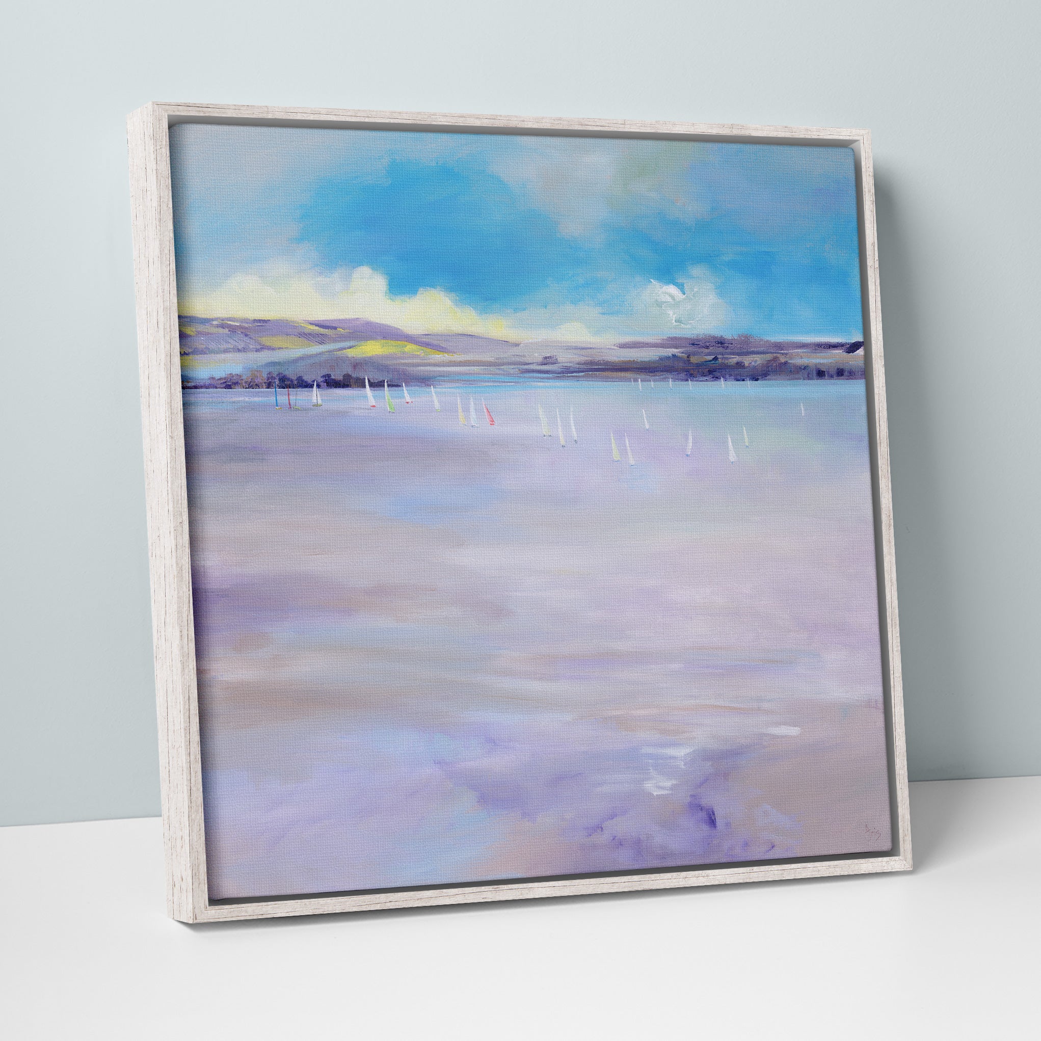 Sailing Framed Canvas