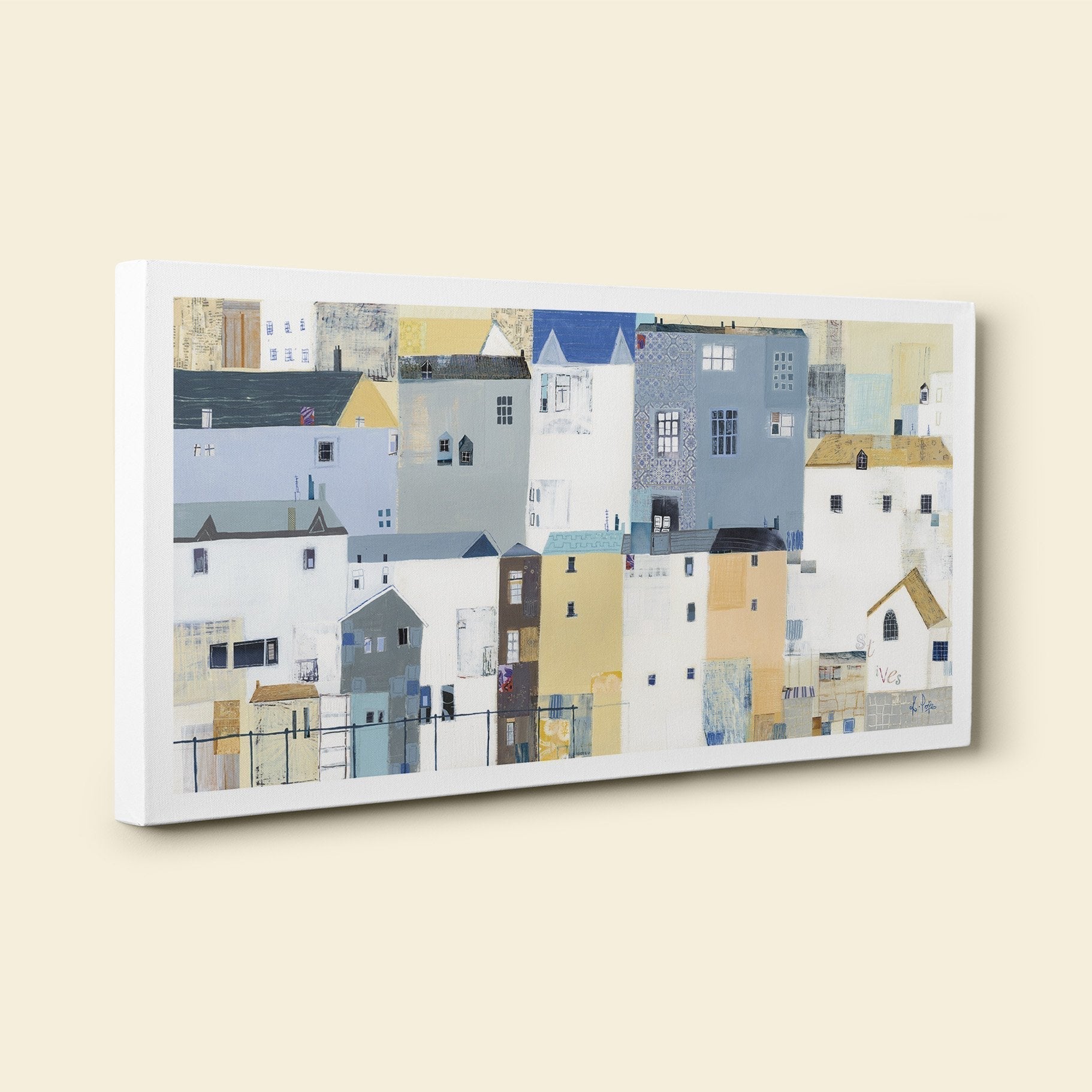 Textures Of St Ives Canvas