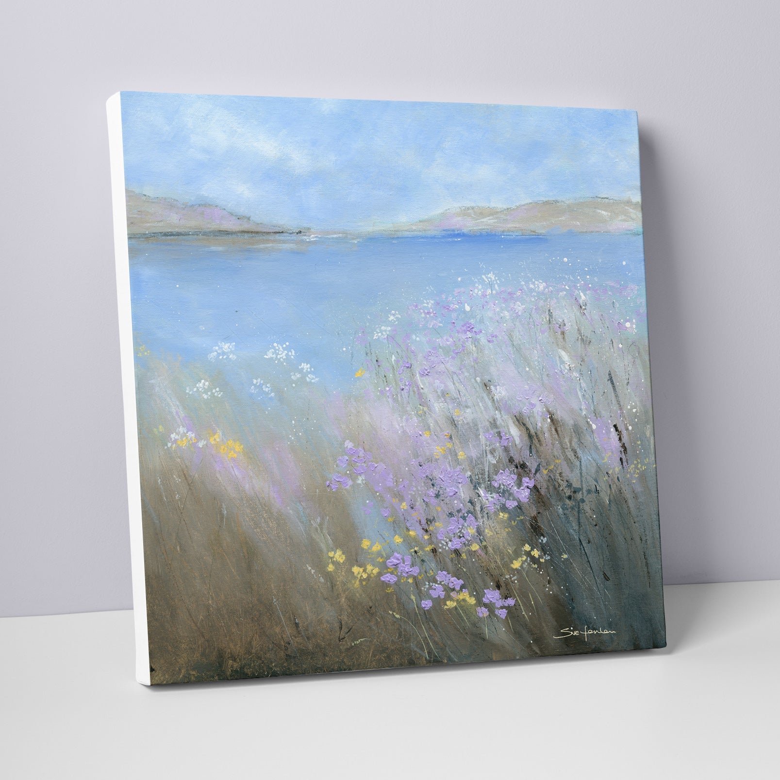 Across The Estuary Canvas