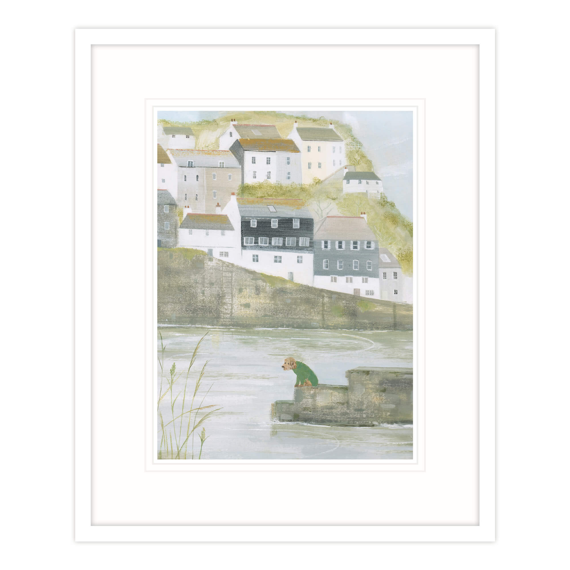 Mevagissey Dog Framed Print