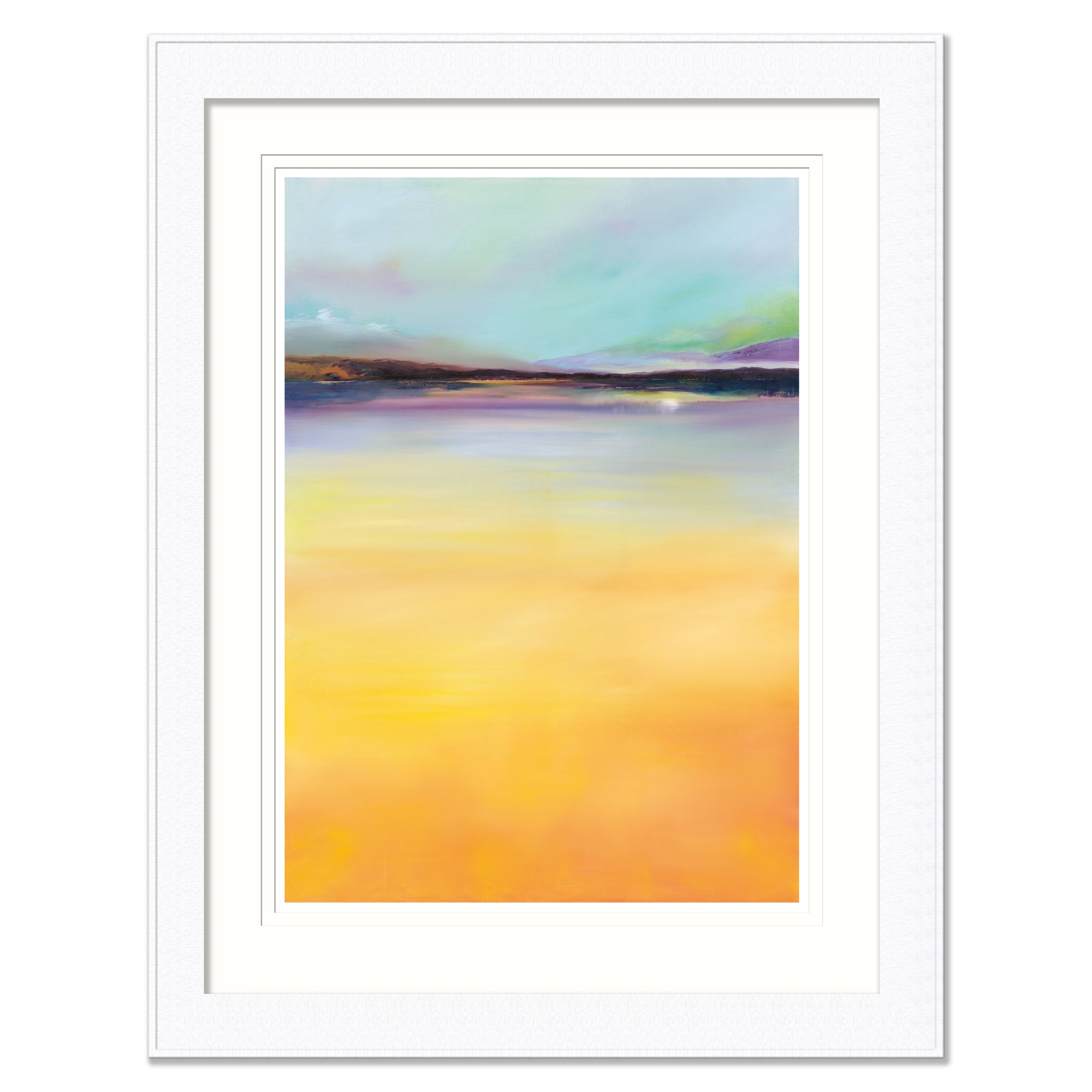 Yellow Haze Large Framed Print