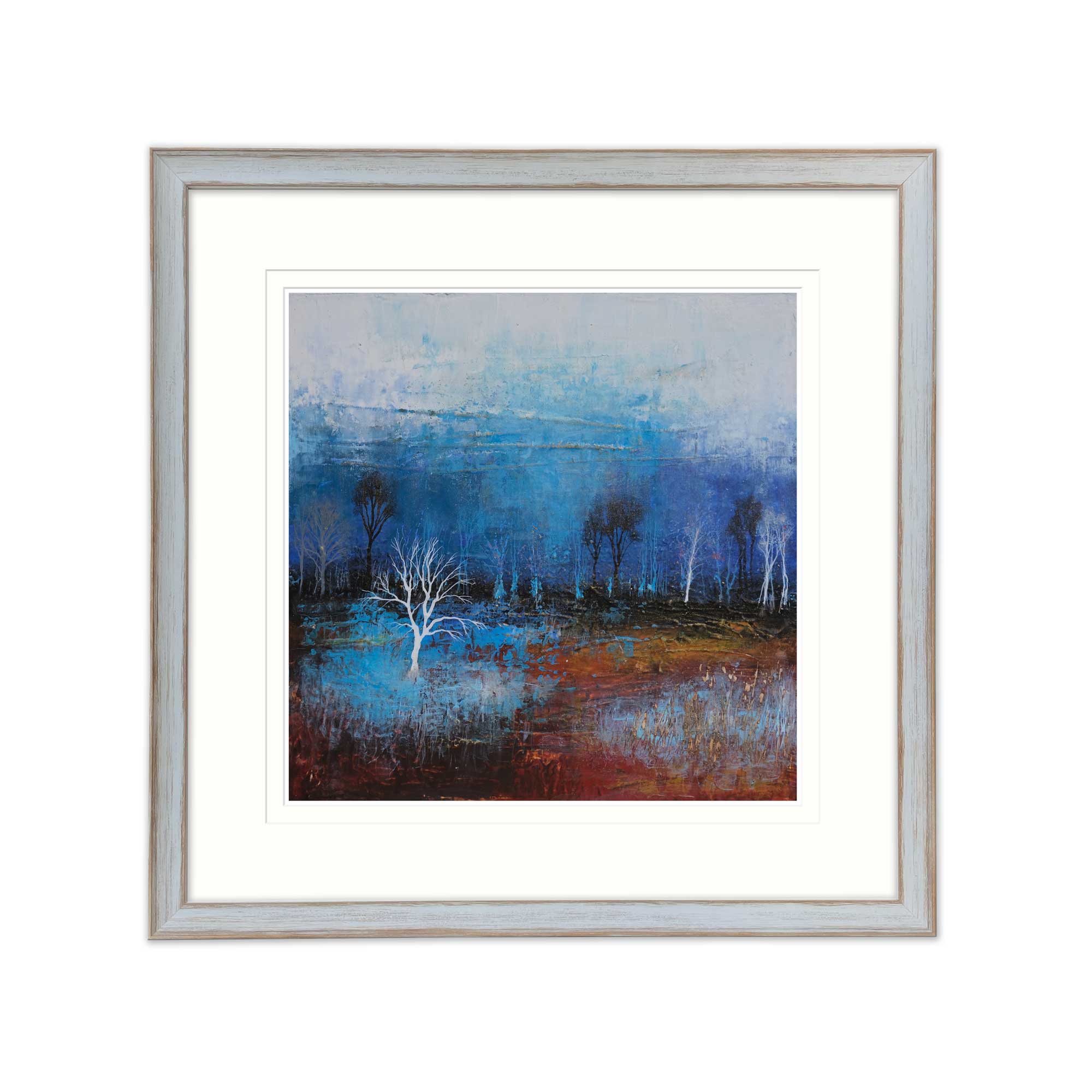 Solitude Standing Med Framed Print