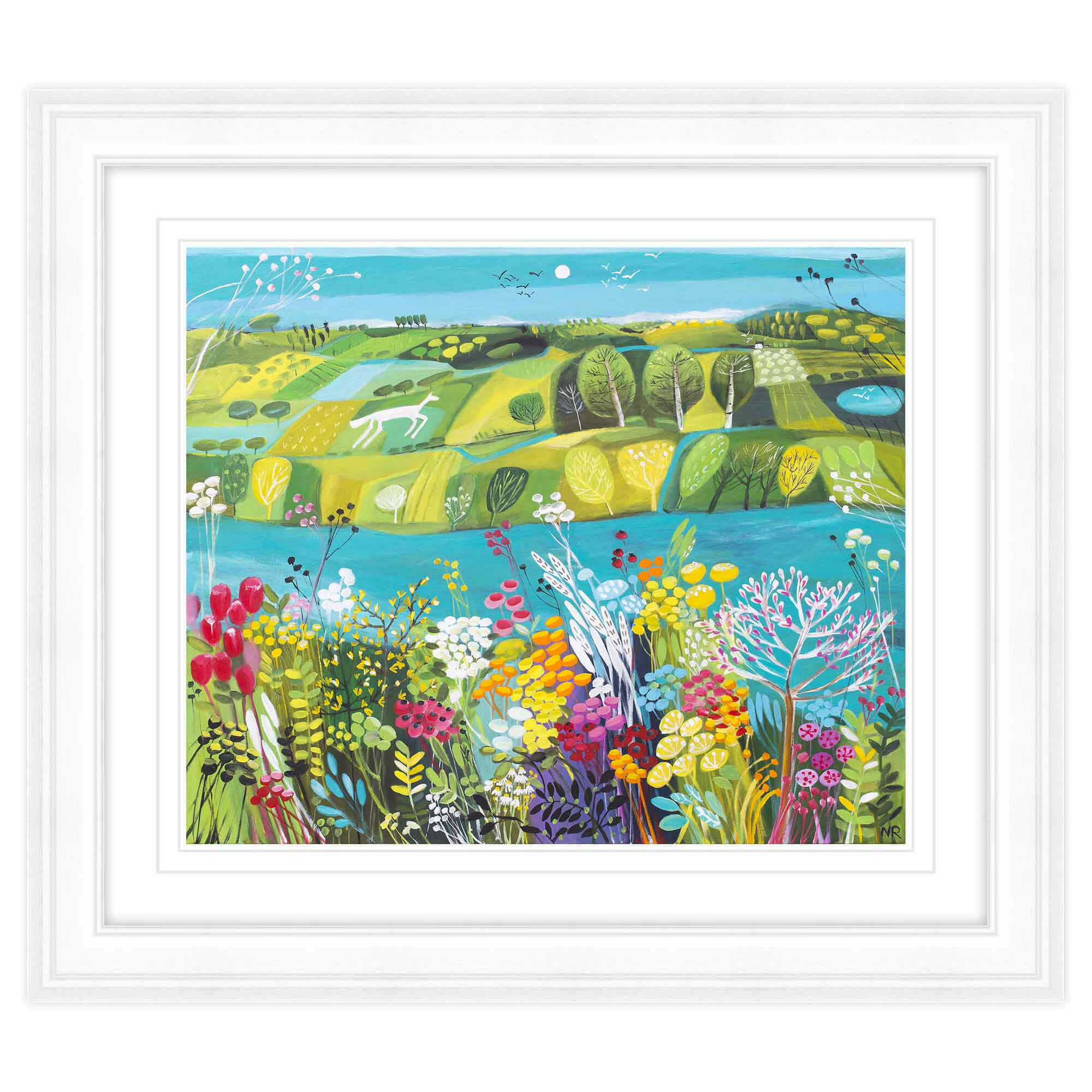 The Riverbank Framed Print