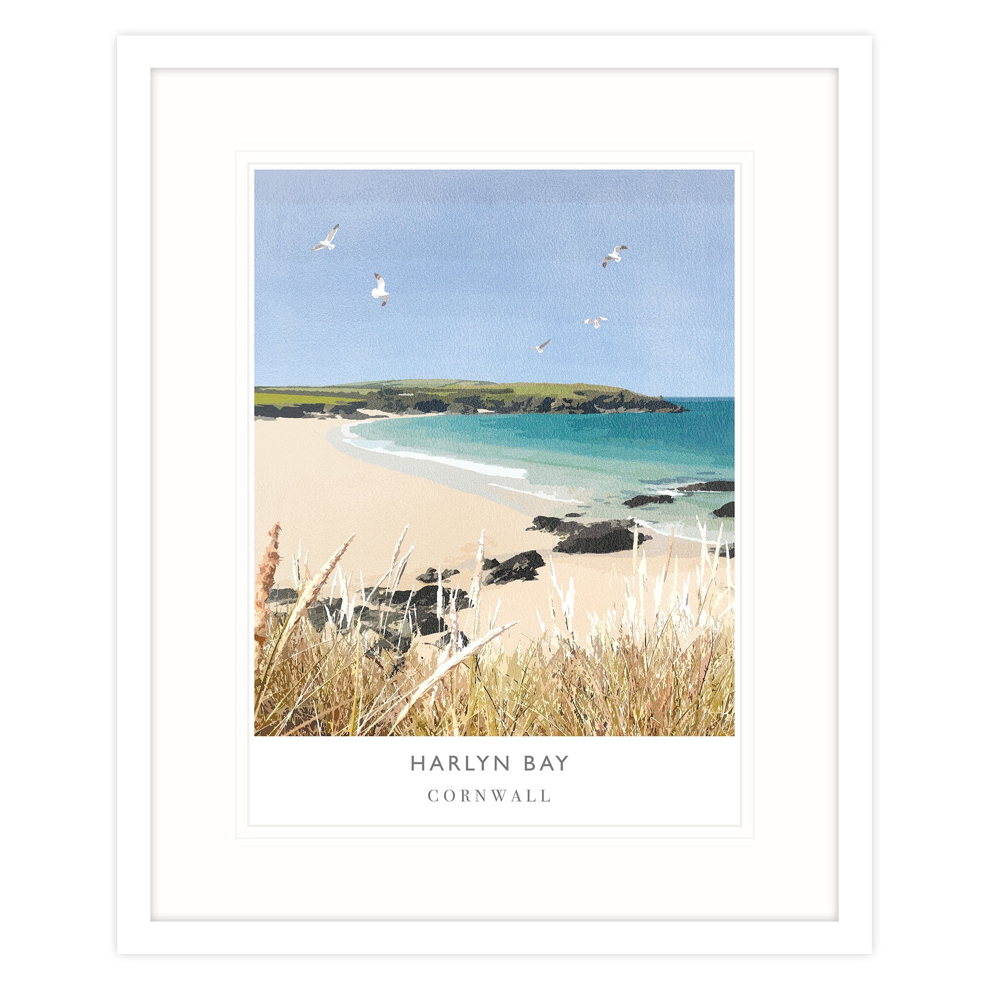 Harlyn Bay Ii Framed Print