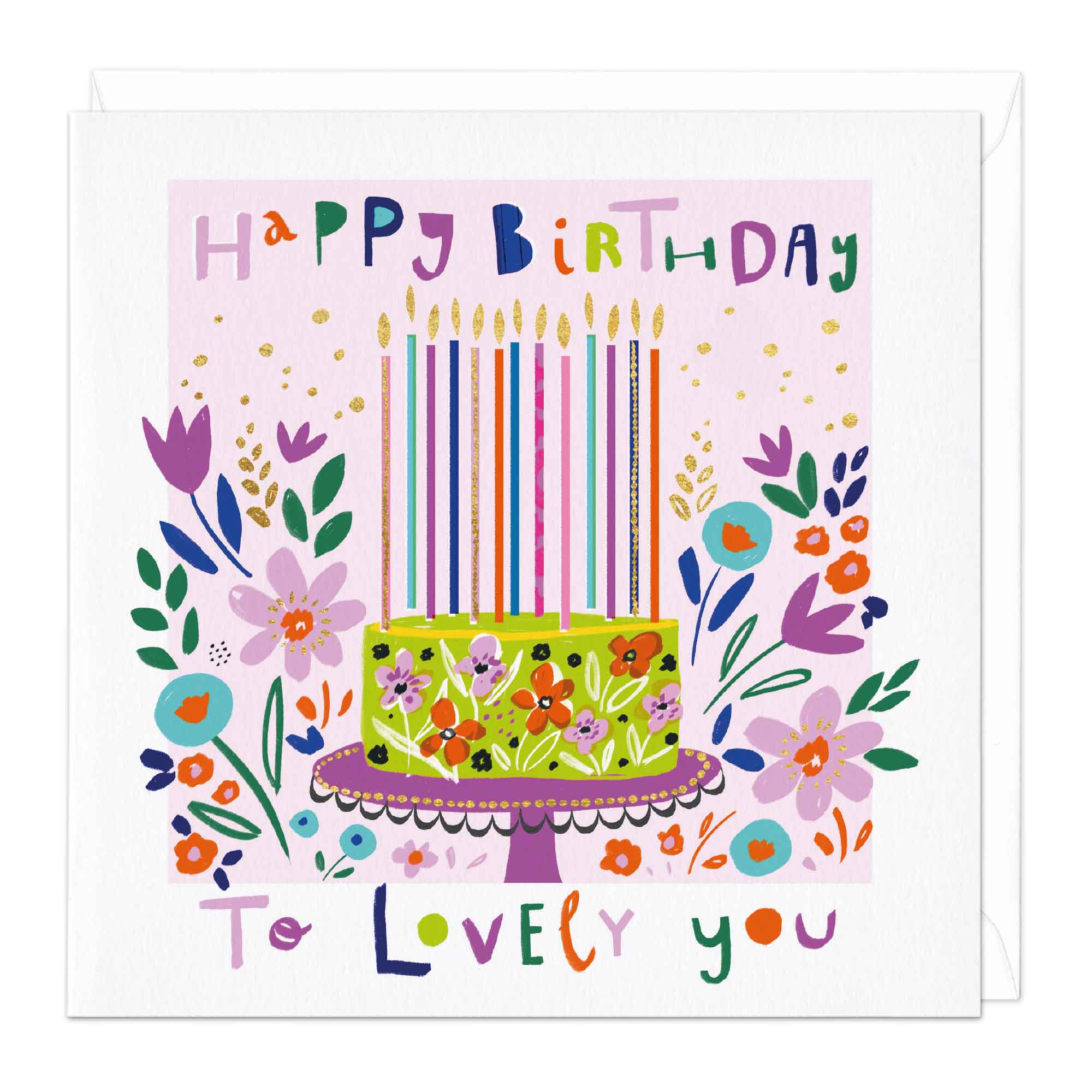 To Lovely You Happy Birthday Card