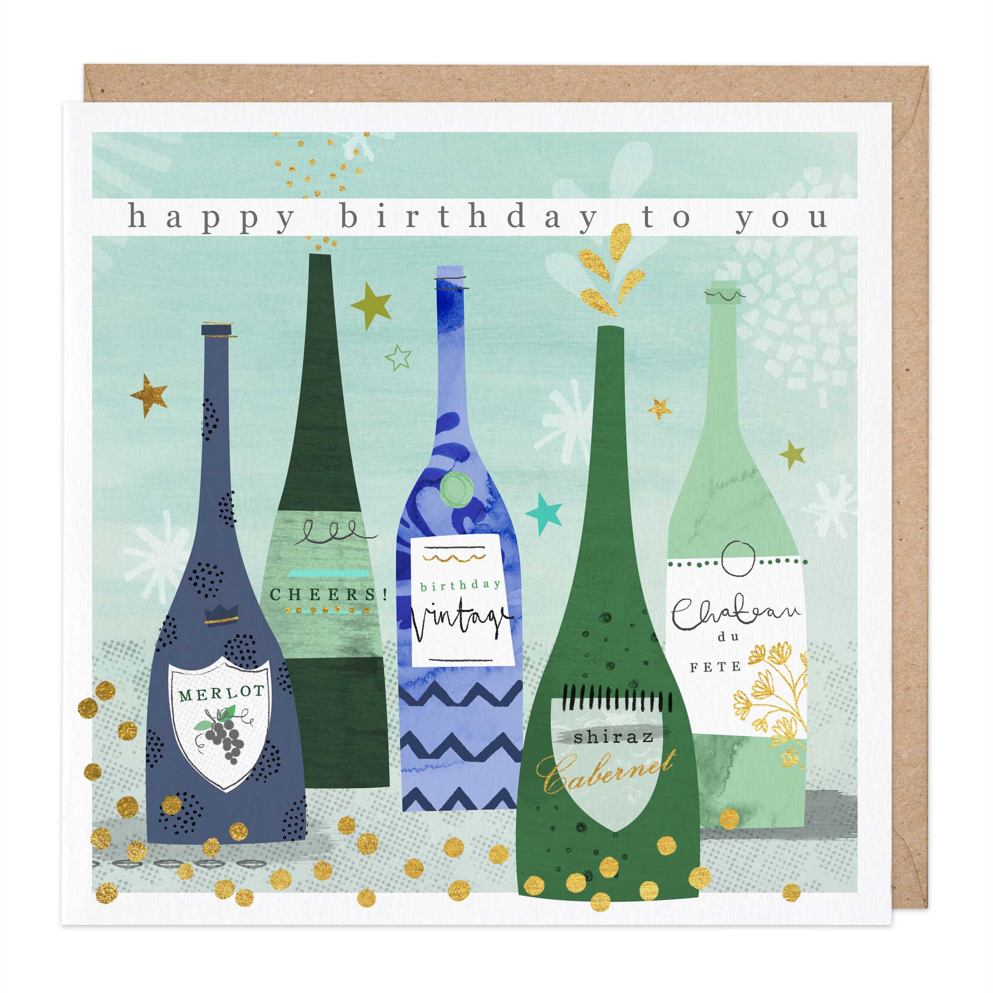 Wine Lovers Birthday Card