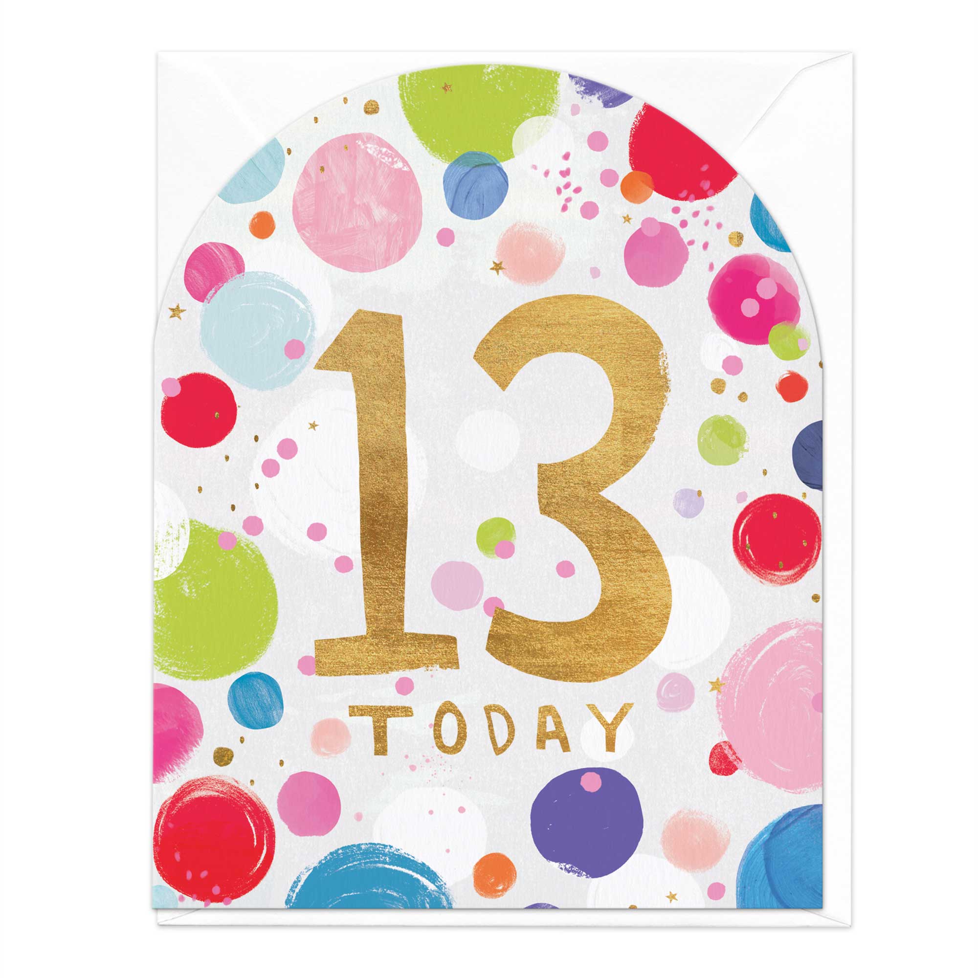 13 Today Birthday Card