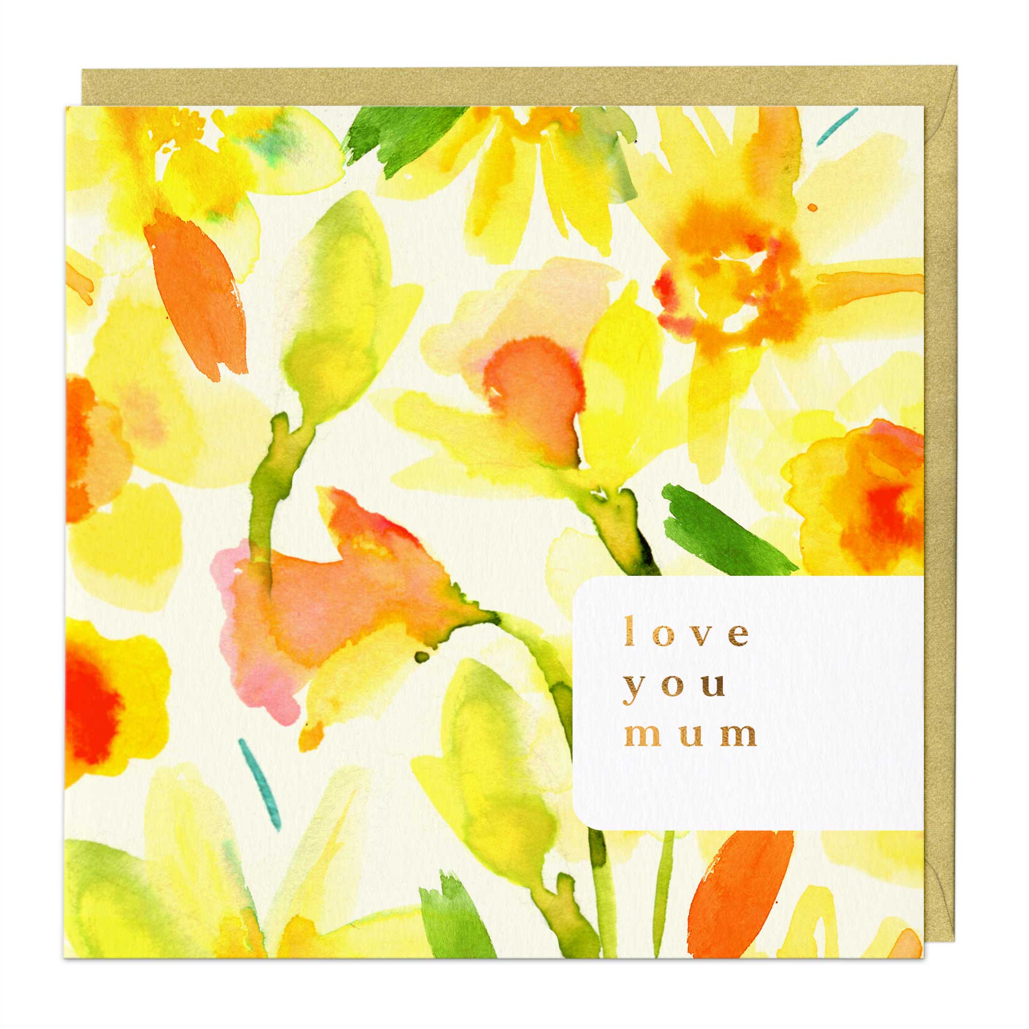 Floral Love You Mum Card