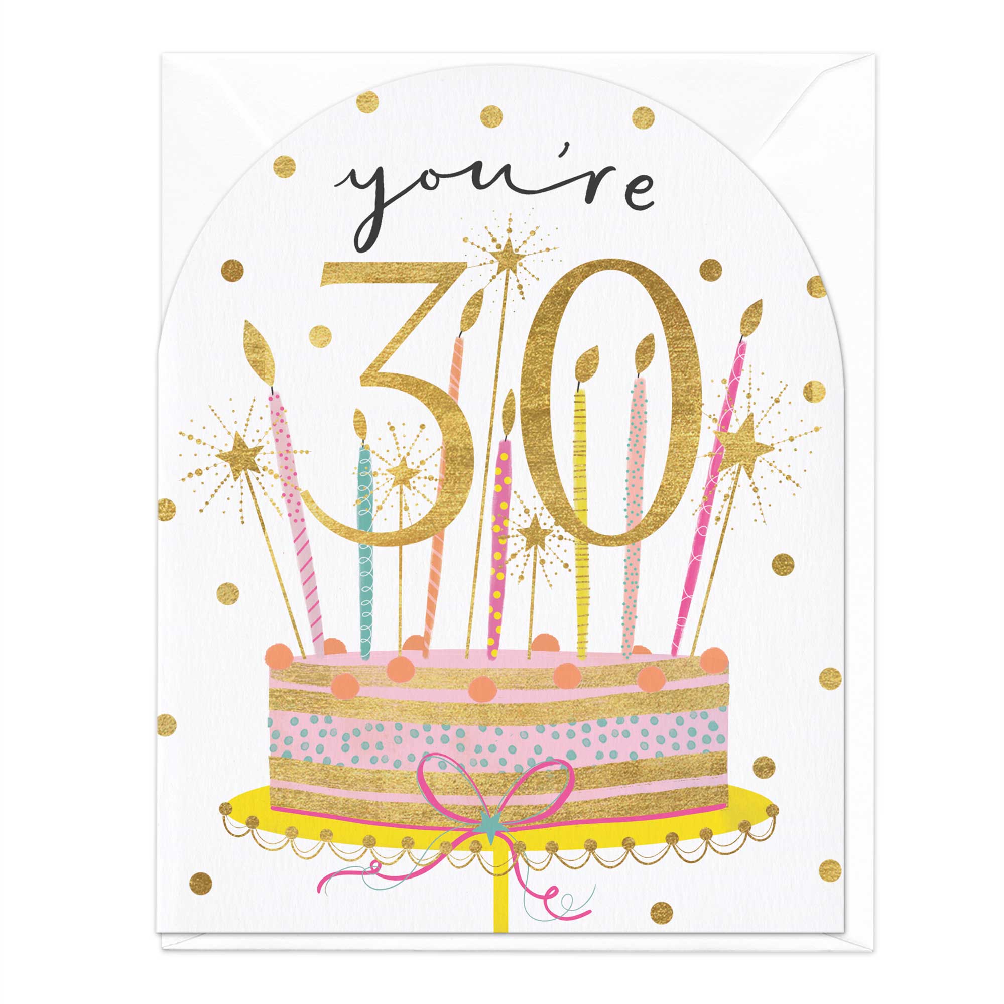 You’re 30 Birthday Cake Card