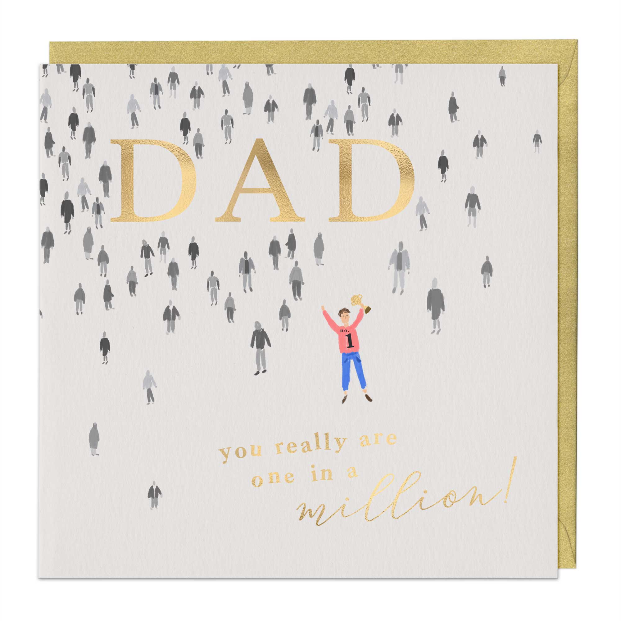 One In A Million Dad Card