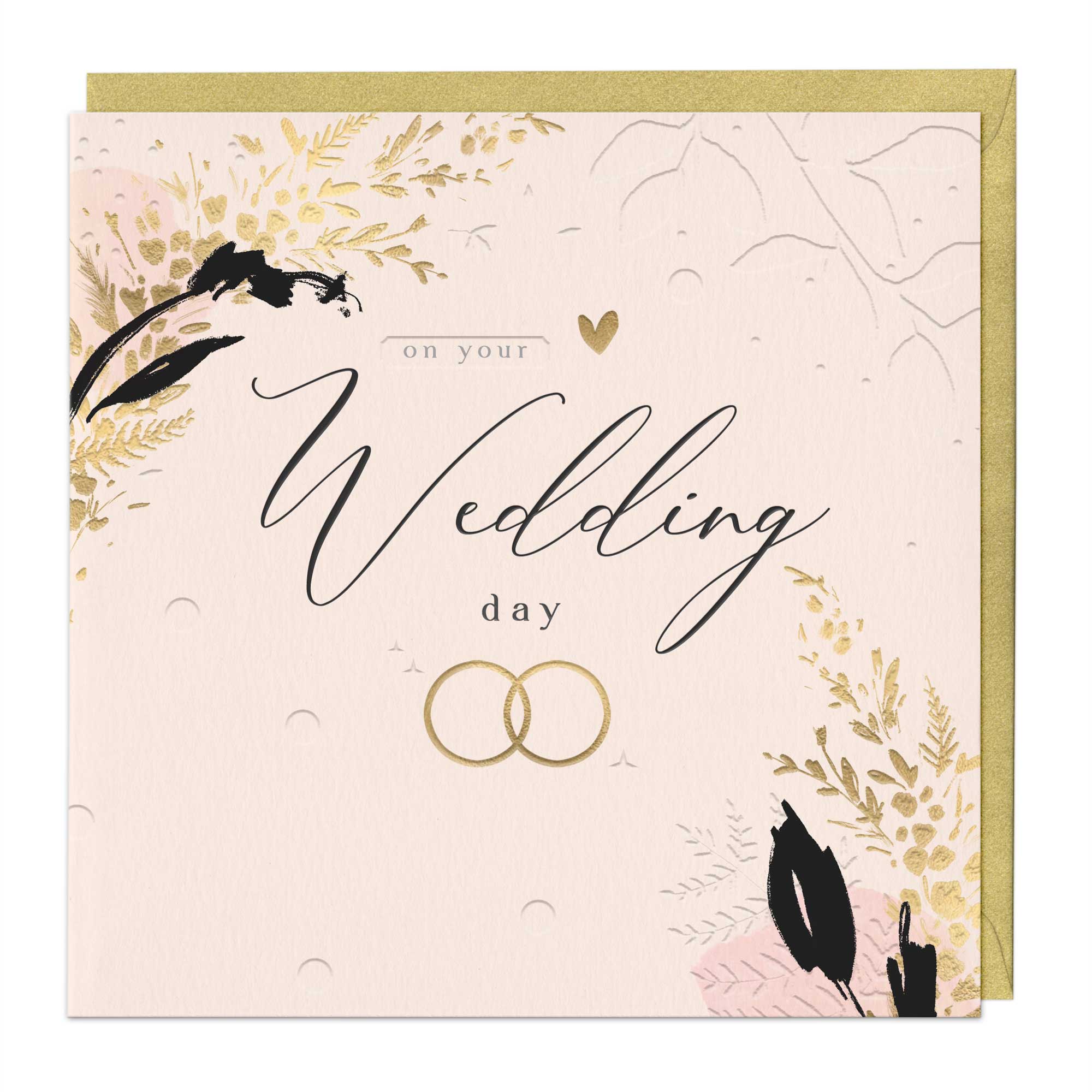 Blissful Nuptials Wedding Luxury Card