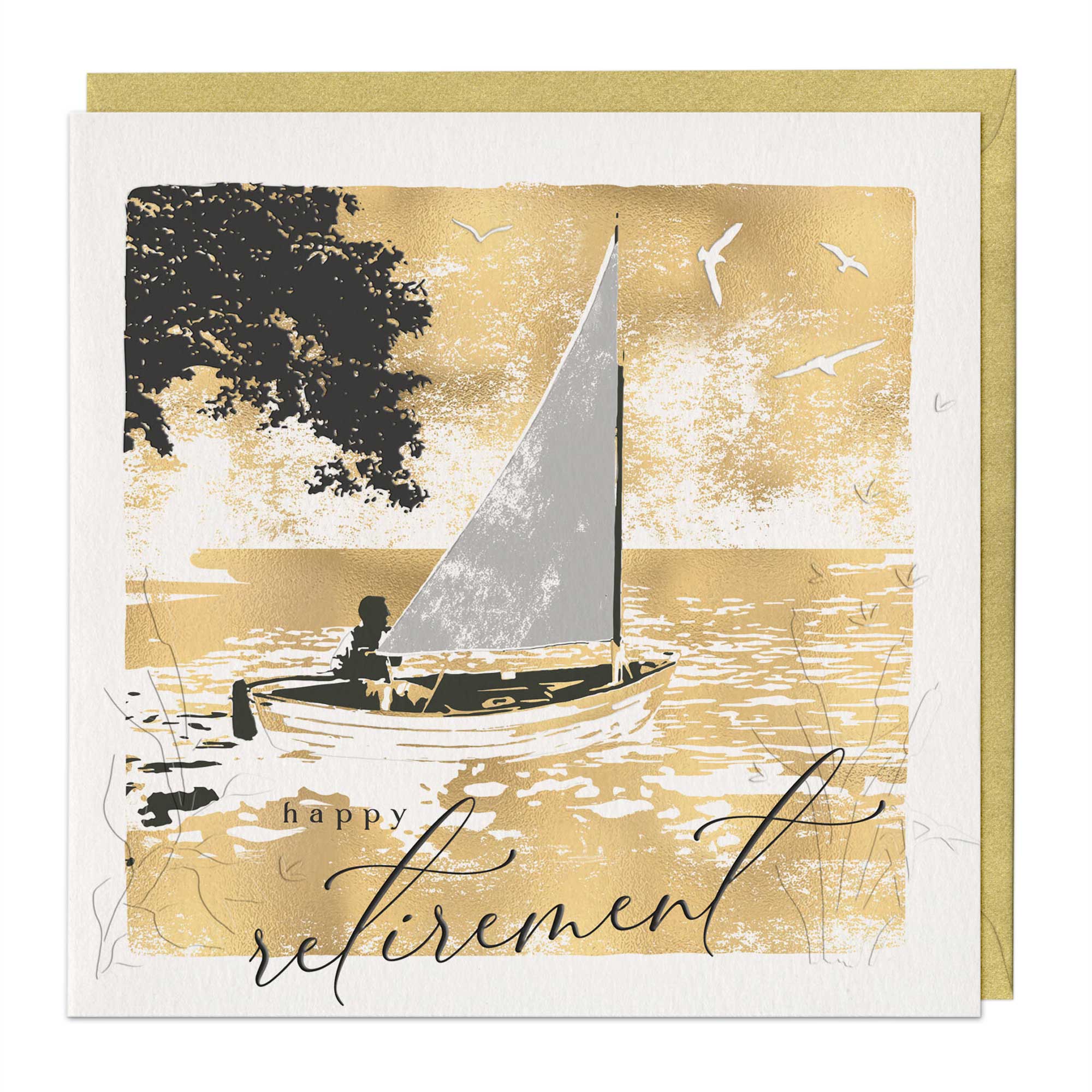 Sailing Into Retirement Luxury Card
